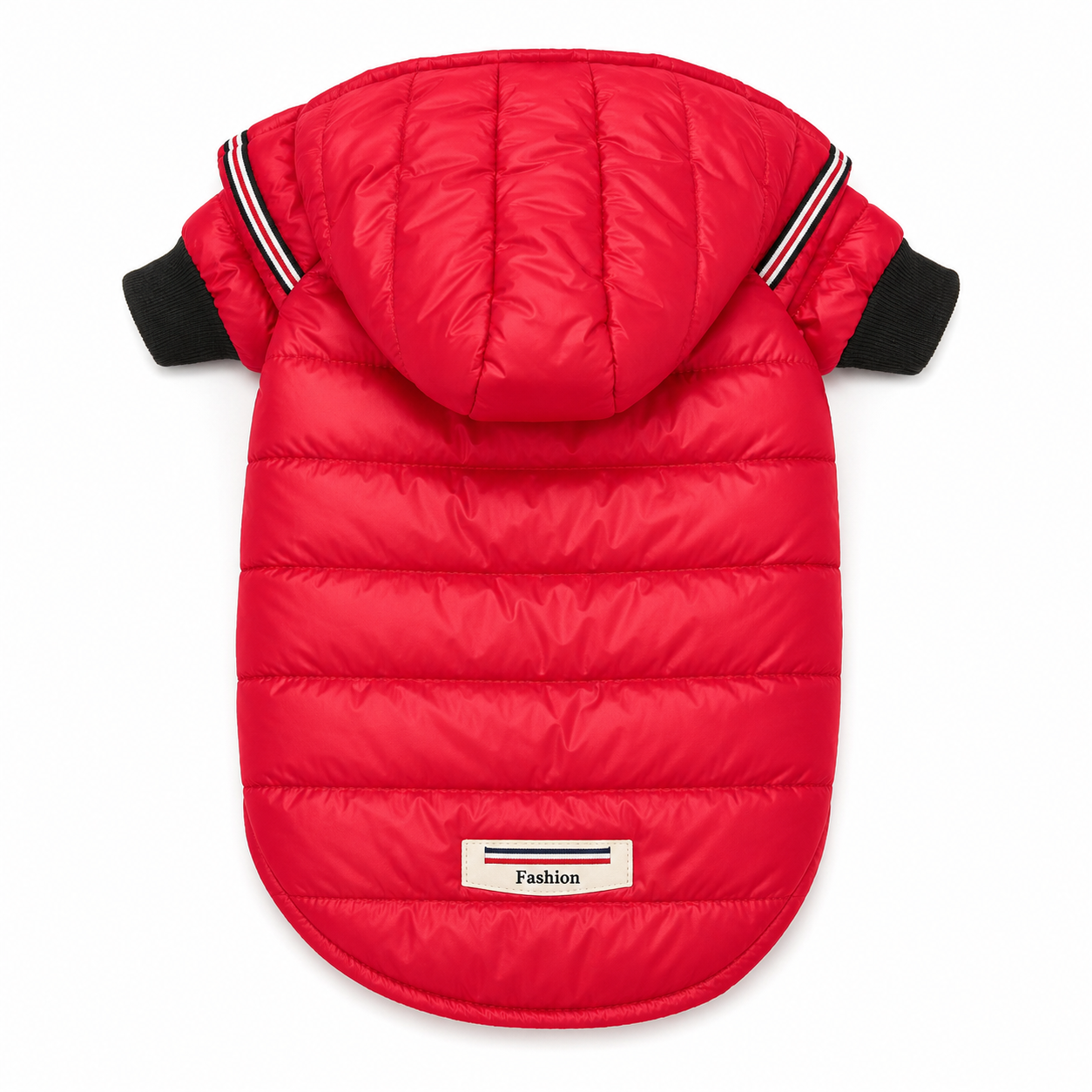 parka roja talla M