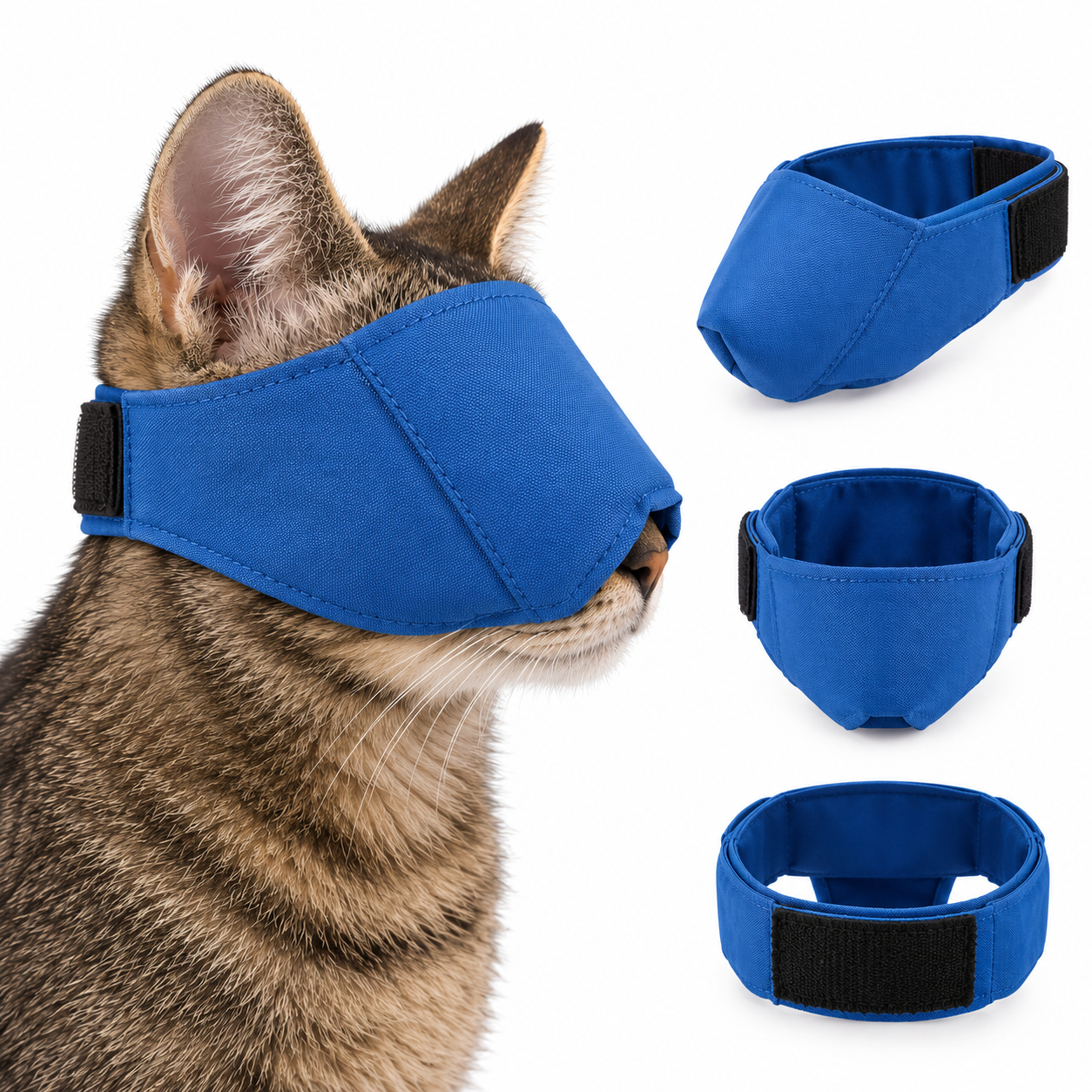 Bozal para gatos cubre ojos diferentes talla