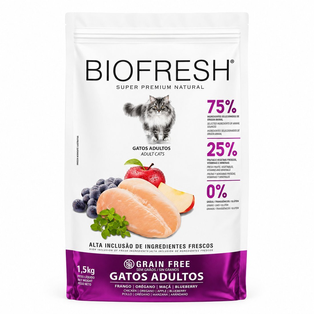 Alimento BioFresh Gatos Adultos 1.5kg