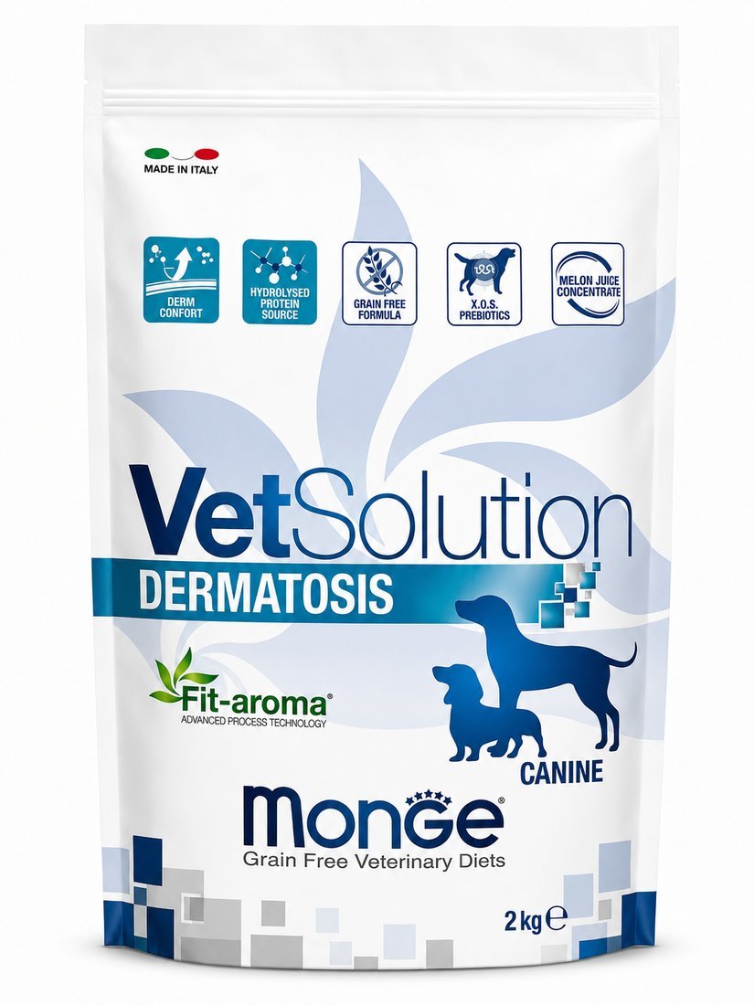 Alimento Medicado Dermatosis Monge VetSolution 2kg