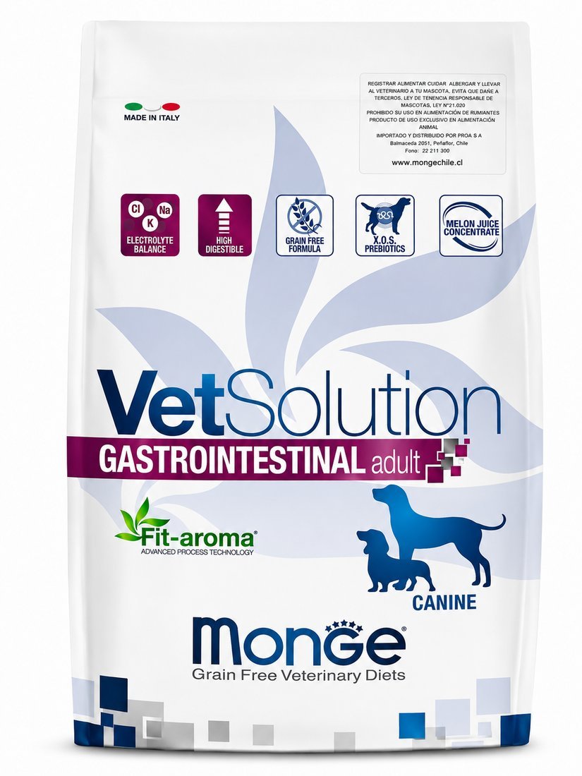 Alimento Medicado Gastrointestinal Monge VetSolution 2kg
