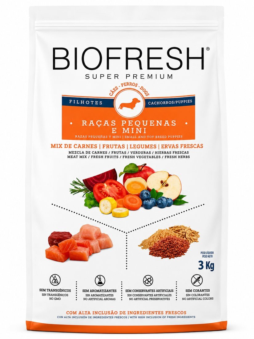 Alimento BioFresh Cachorro Raza Mini y Pequeña 3kg